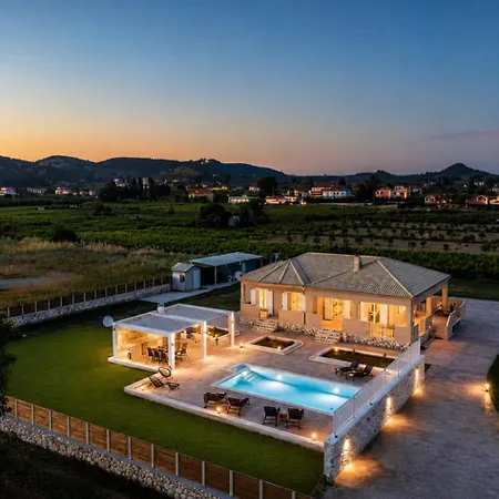 Abelia Villa, Luxury Zakynthos Escape With Private Pool ヴィラ *